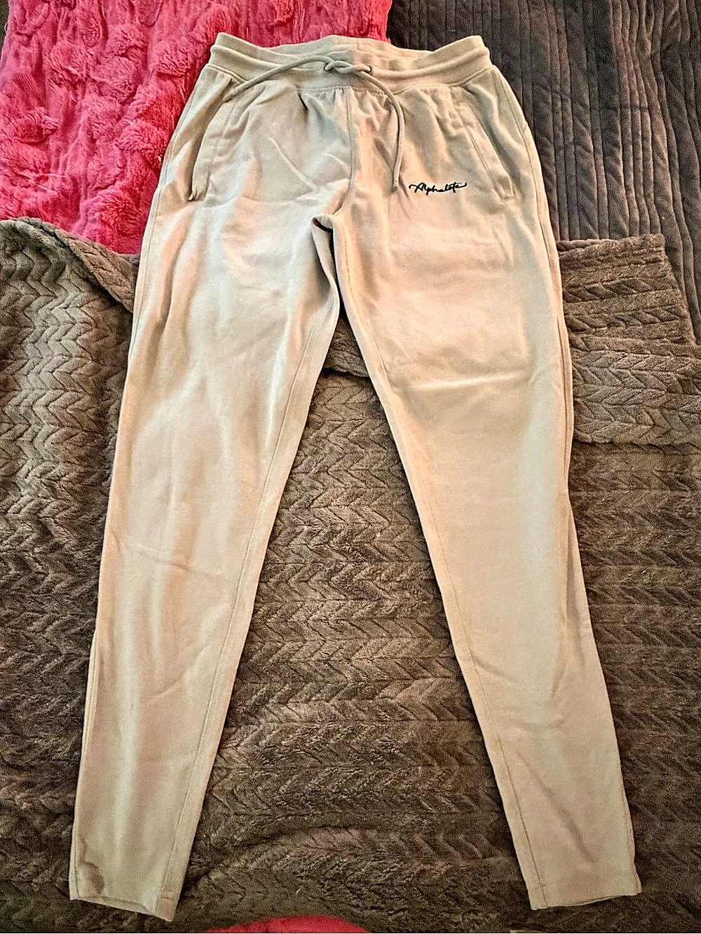 Alphalete women’s identity joggers light gray